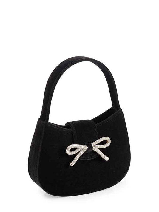 Black Velvet Mini Bag