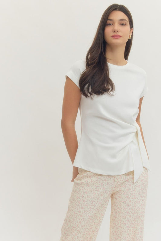 Top With Bow Detail