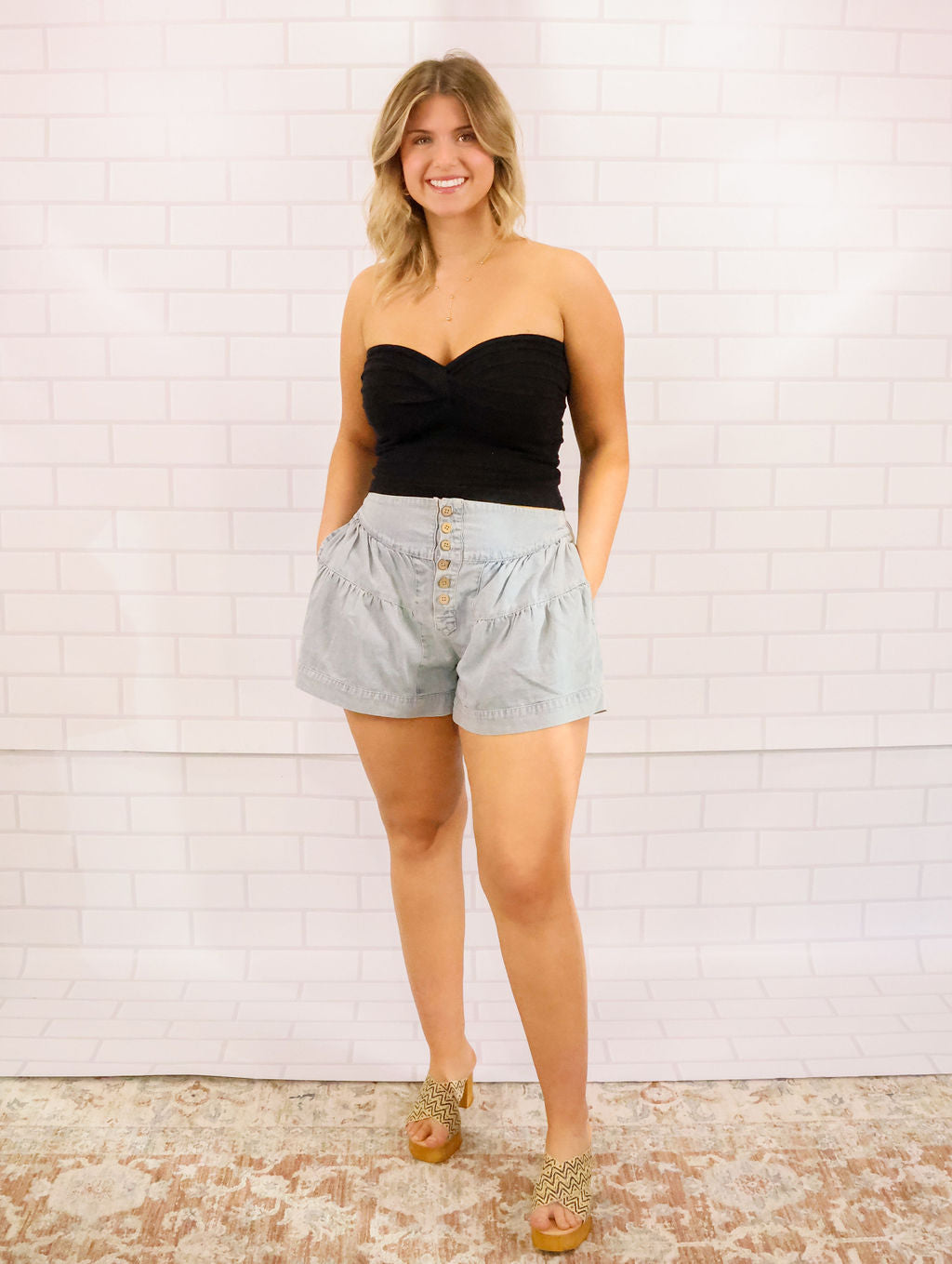 Twist Front Tube Top