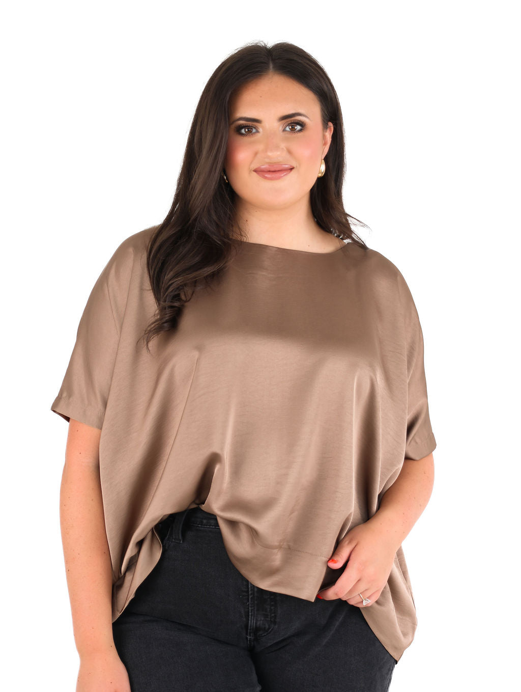 Round Neck Oversized Top