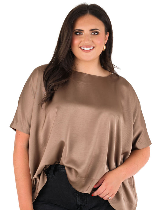 Round Neck Oversized Top