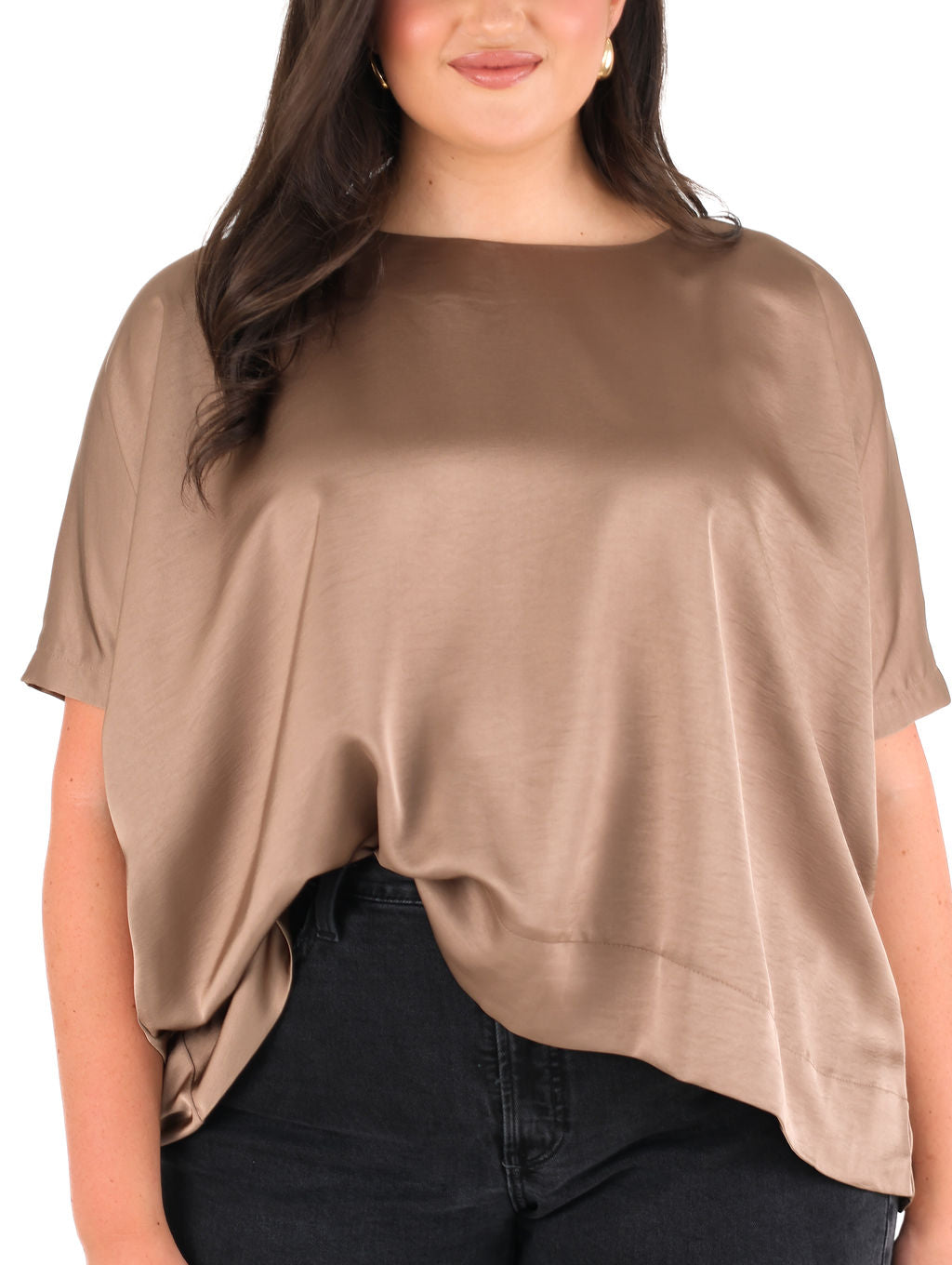 Round Neck Oversized Top