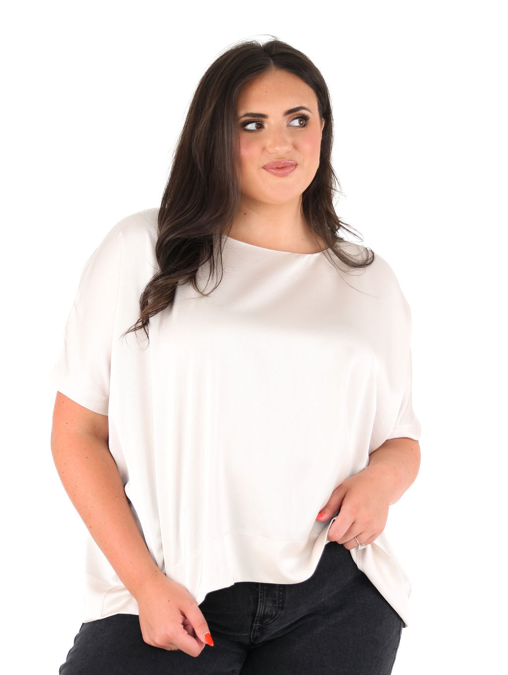 Round Neck Oversized Top