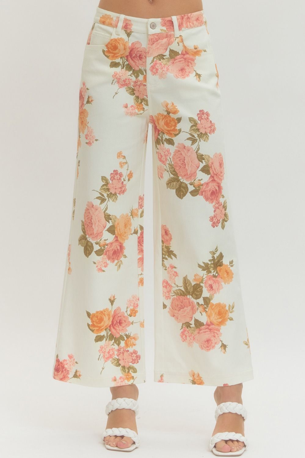 Floral Print Pants