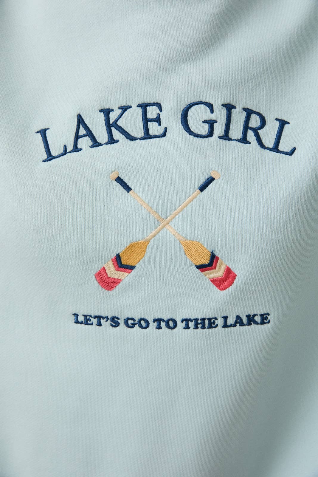 Lake Girl Embroidered Sweatshirt